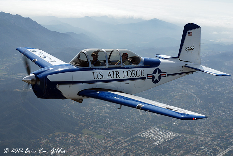 Ron Alldredge in his T-34 Mentor