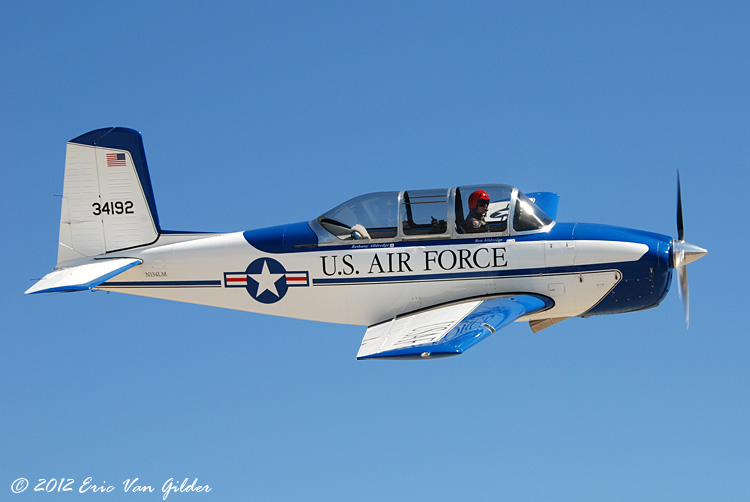 Ron
              Alldredge in his T-34 Mentor