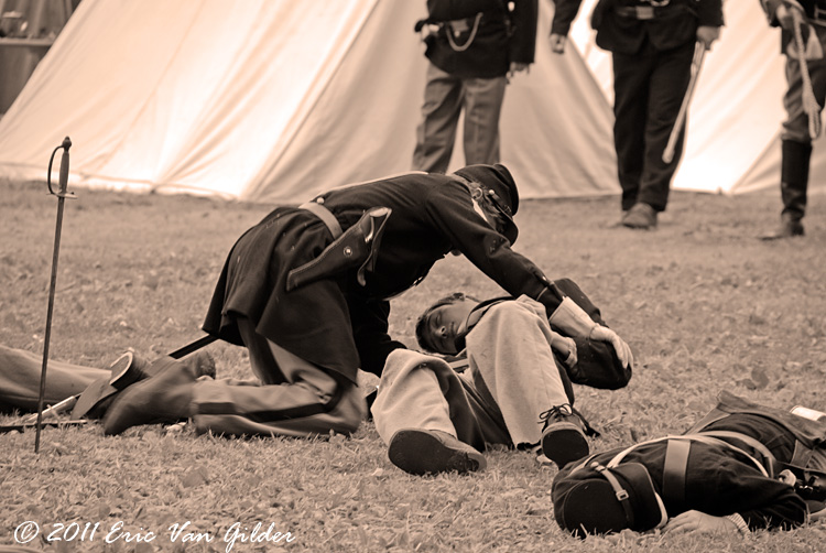 Civil War reenactment