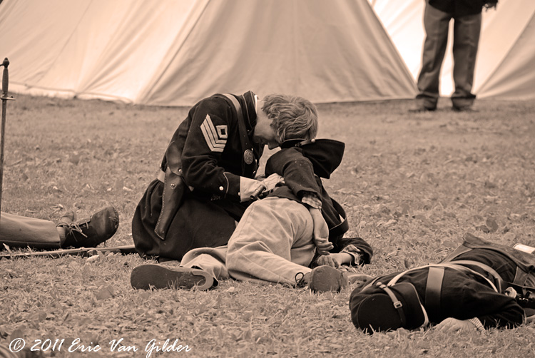 Civil War reenactment