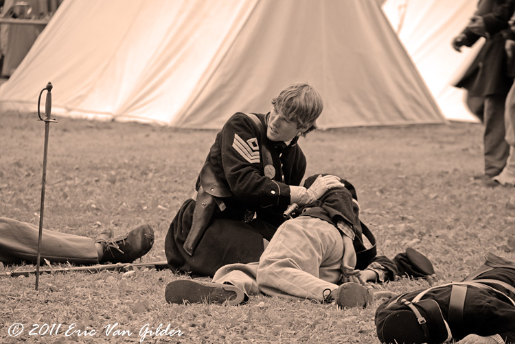 Civil War reenactment