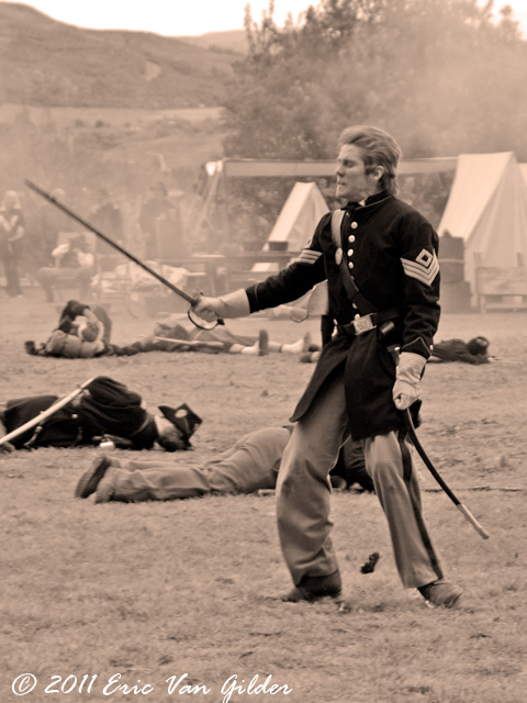 Civil War reenactment