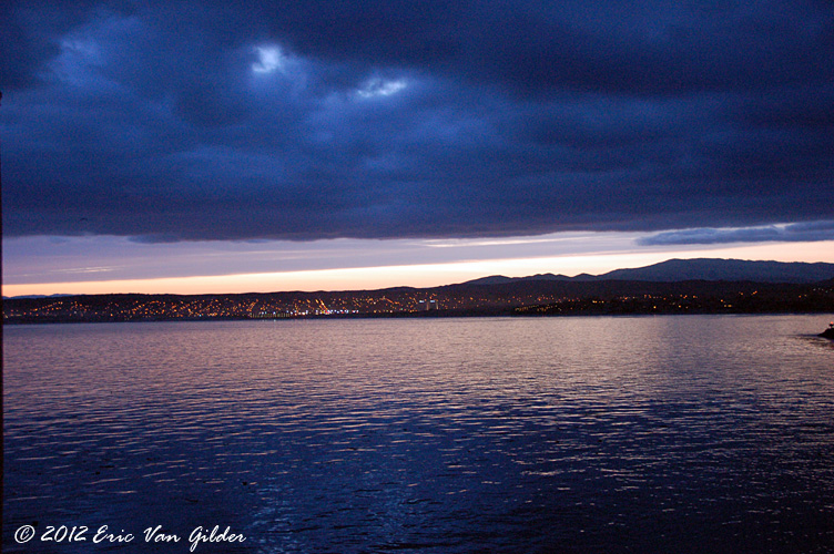 sunrise over monterey bay