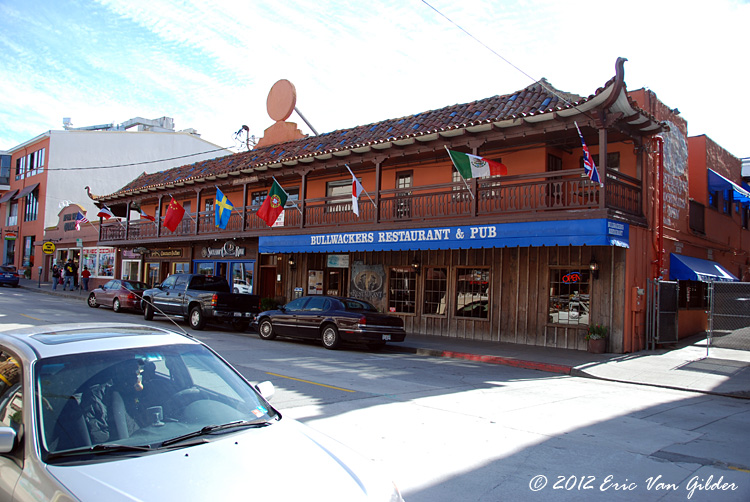 Japanese architecture building on Cannery Row