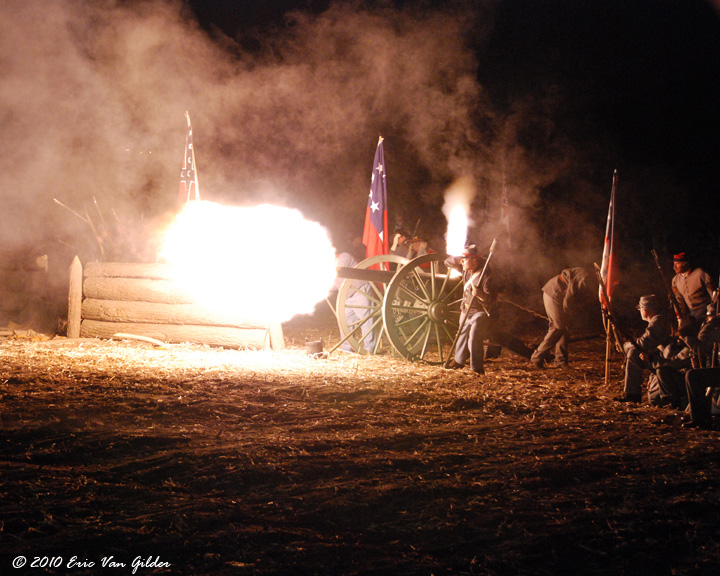 Cannon
        fire
