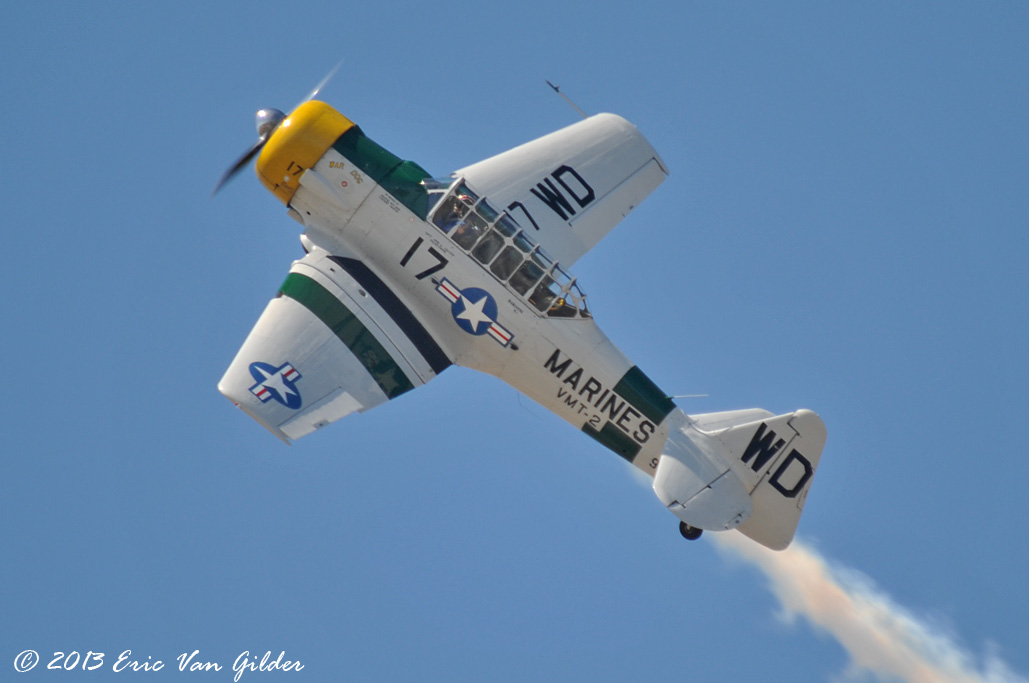 John Collver and his T-6 Texan "War Dog"