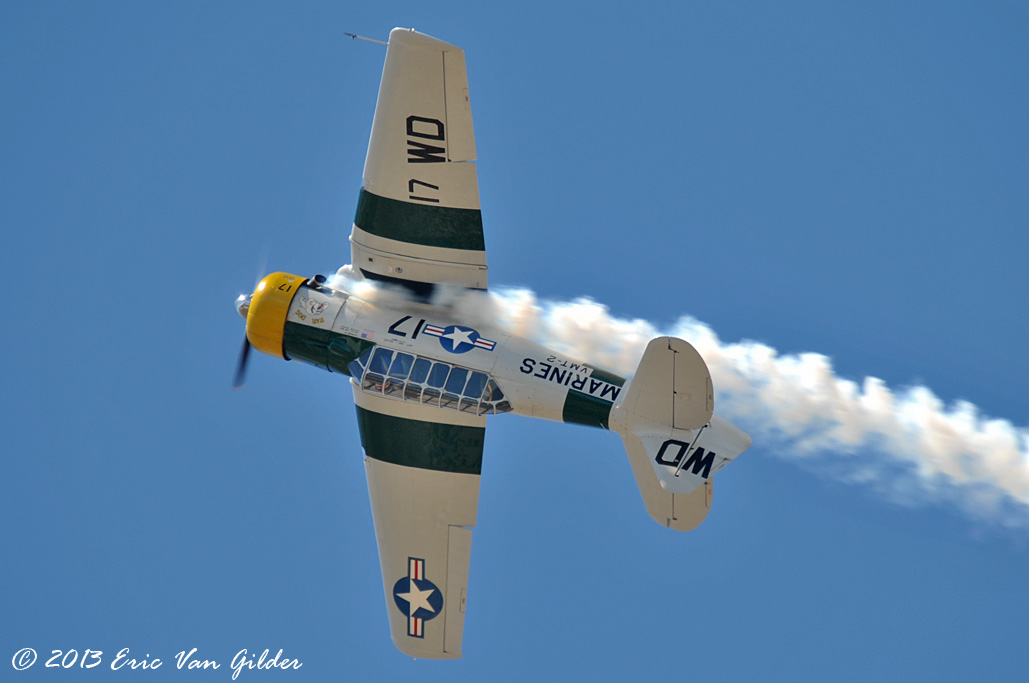 John Collver and his T-6 Texan "War Dog"