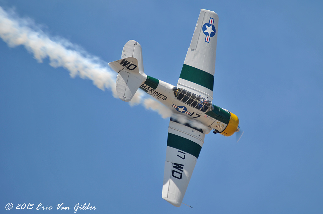 John Collver and his T-6 Texan "War Dog"