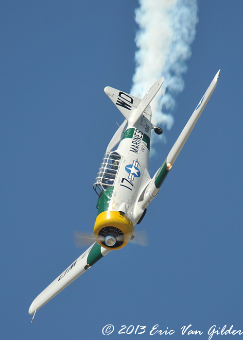John Collver and his T-6 Texan "War Dog"