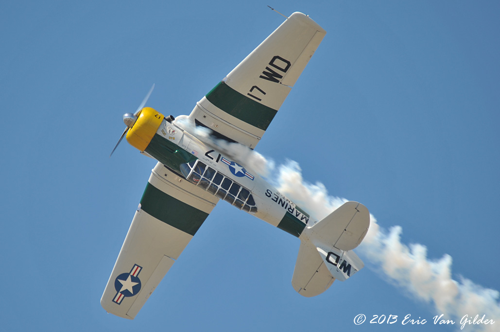 John Collver and his T-6 Texan "War Dog"