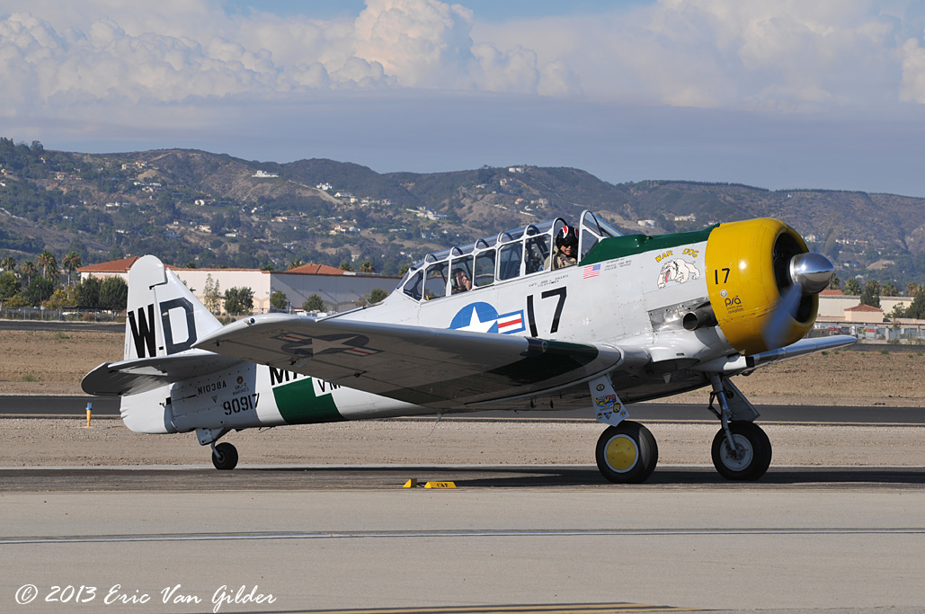 John Collver and his T-6 Texan "War Dog"
