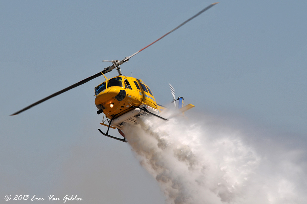 VCSD Water dropping helicopter