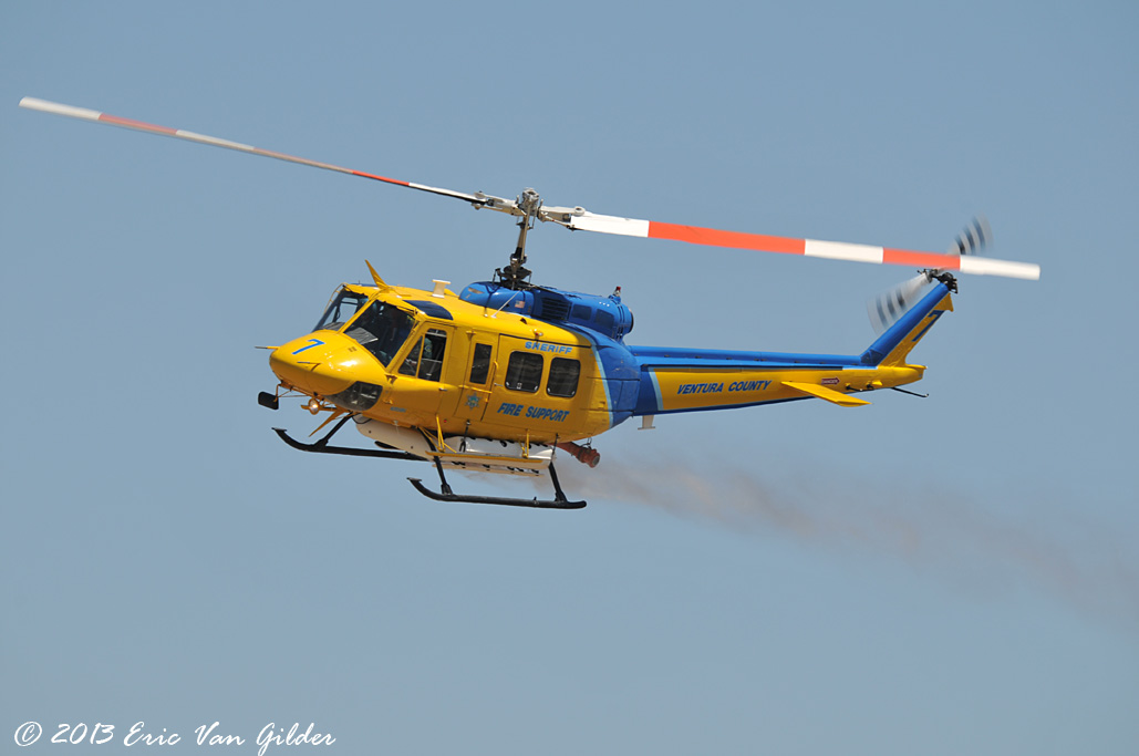 VCSD Water dropping helicopter