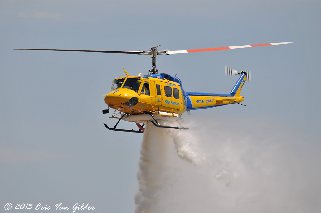 VCSD Water dropping helicopter