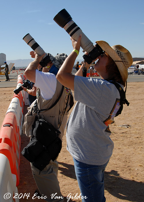 Fellow photographers in action