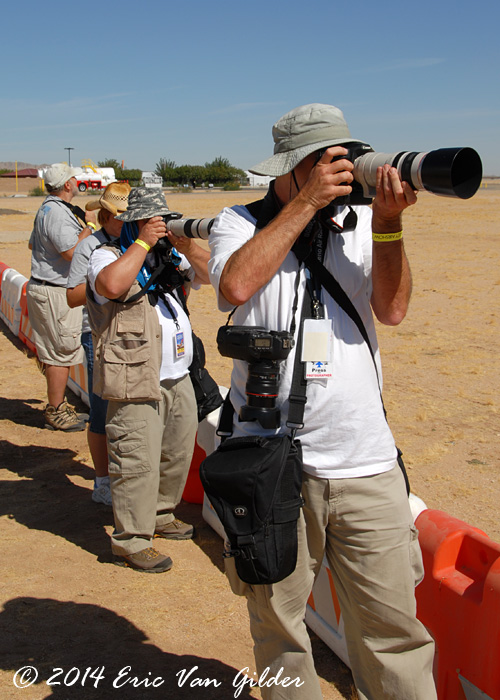 Fellow photographers in action