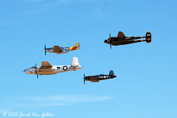 Planes of Fame Warbird Formation