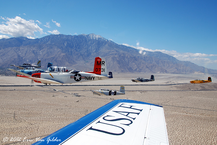 Mass
            formation in flight.